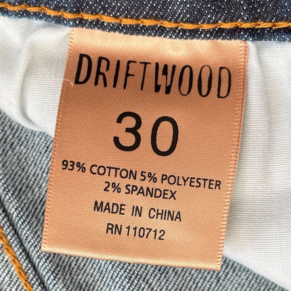 Free People x Driftwood Farrah Floral Embroidered Wide Leg Flare Jeans Womens 30 - Picture 16 of 16